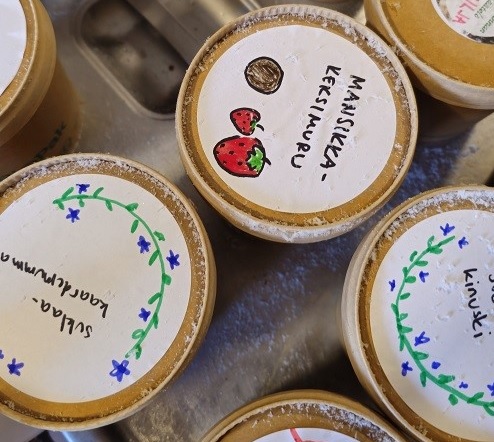 Jäätelöpajan tunnelmaa