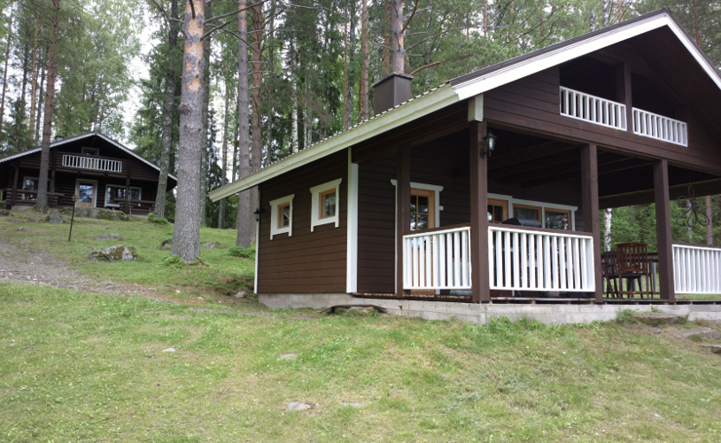 sauna and cottage