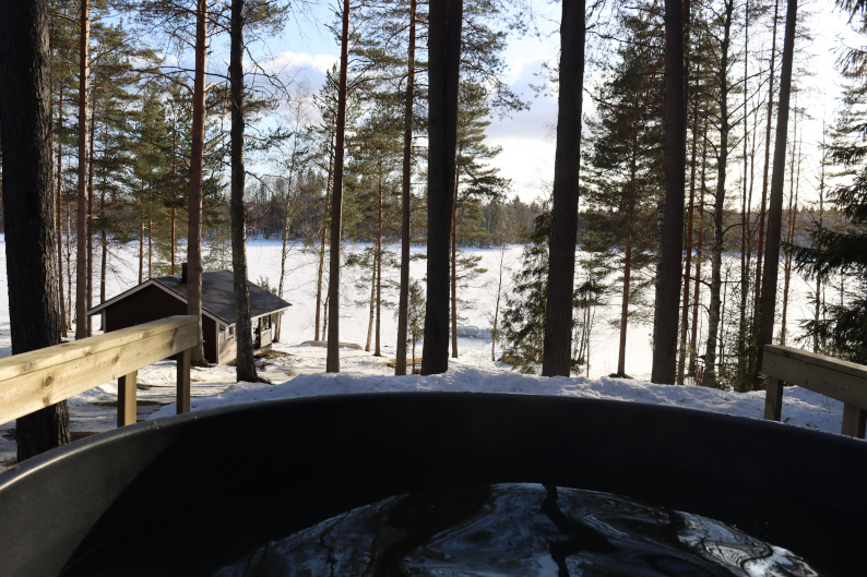 mökki paljulla Mikkeli