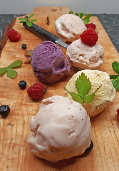 Jäätelöpajan tunnelmaa